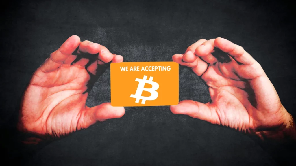 We are accepting bitcoin